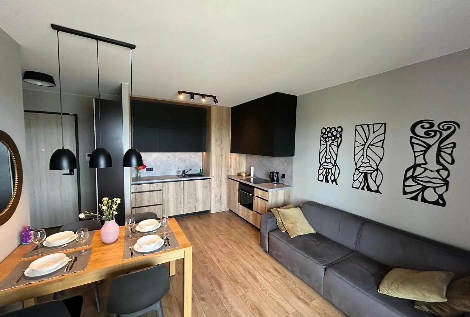Gdansk Nowa Letnica- Uroczy Apartament Z Widokiem Na Zatoke Daire Polonya