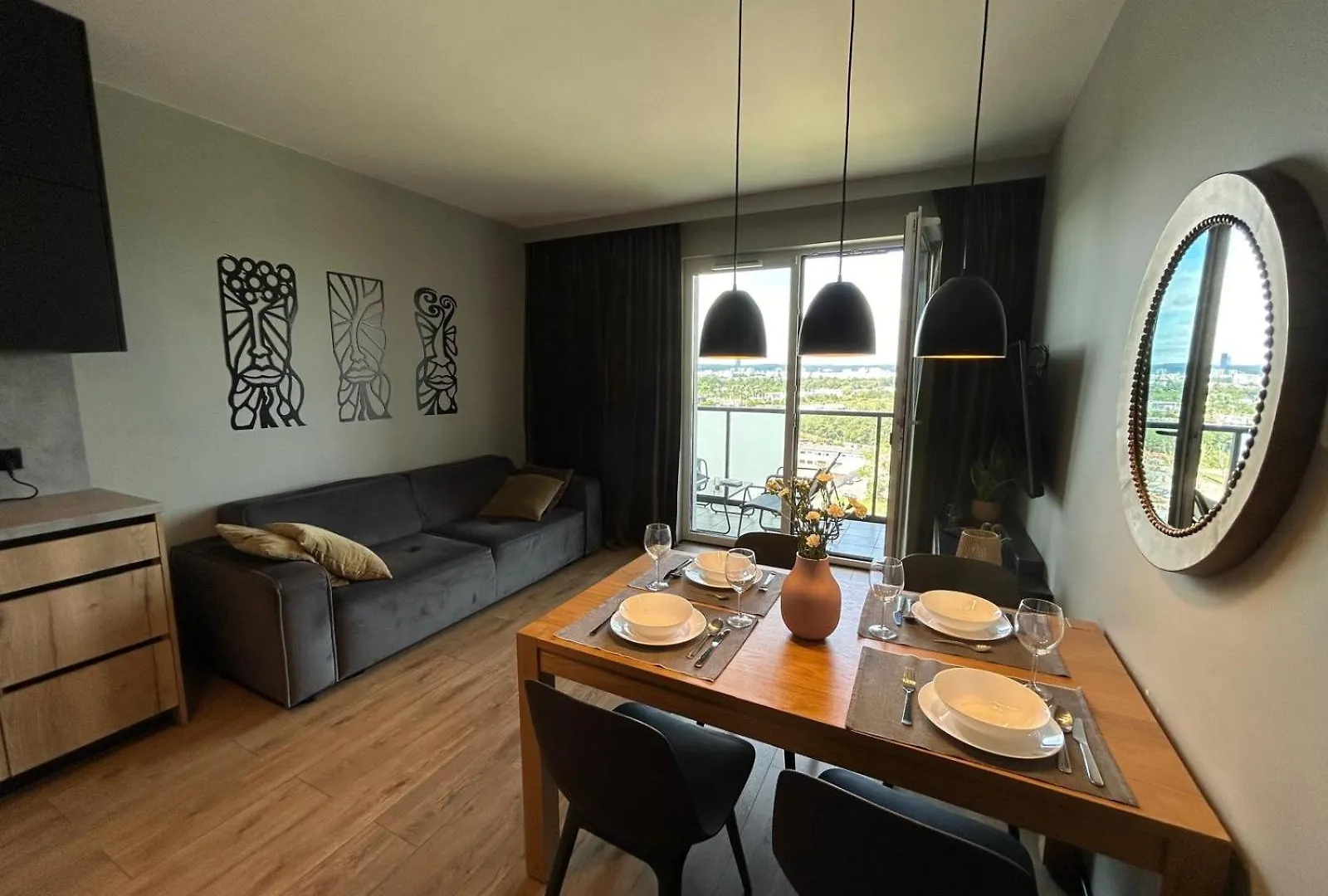 Gdansk Nowa Letnica- Uroczy Apartament Z Widokiem Na Zatoke Daire
